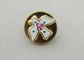 3D Peace Dove Hard Enamel Pin , 11 Mm Aluminum Die Cast Offset Printing For Male supplier