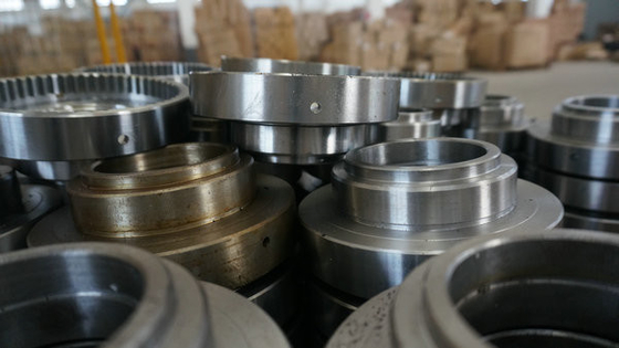 China Nonstandard CB DIN 35CrNiMo Flange Ring CNC Machining Parts For Offshore Machinery supplier