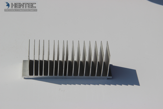 China 6061 / 6063  aluminum heat sink extrusions with CNC Machining , Bending , Polishing supplier