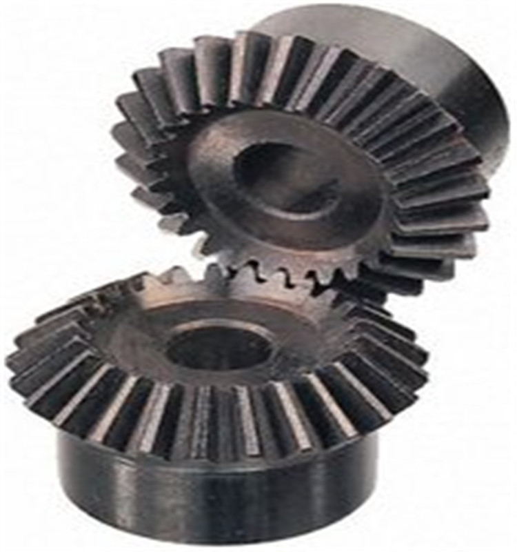 CNC Machined Straight Hardened Steel Bevel Gear For Mining/ Hydraulics