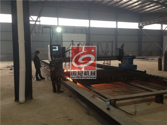 CNC Flame / Oxy - fuel Cutting Machine for Box Beam Welding Line or H Beam Welding Line