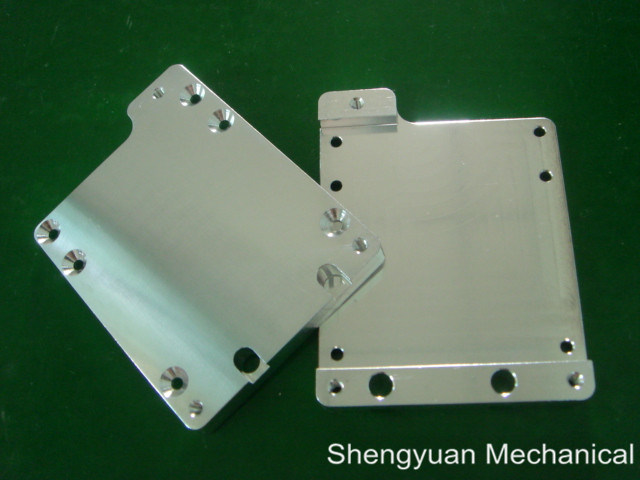 Alodine Clear Aluminum CNC Precision Machining Parts Heatsink GWHI/GBEL In Vela Products