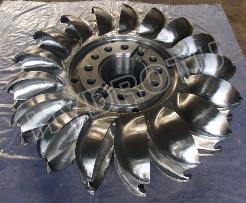 Hydro Pelton Turbine Runner  with Forge CNC Machining for High Head Hydropower Project